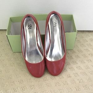 Saks fifth ave. Red patent leather flats